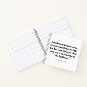 Quotes about inner peace notitieboek (Binnen)