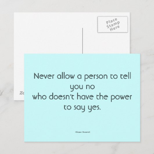 Quotes Briefkaarten (Voorkant / Achterkant)