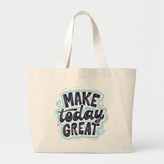 Quotes canvas tas (Voorkant)