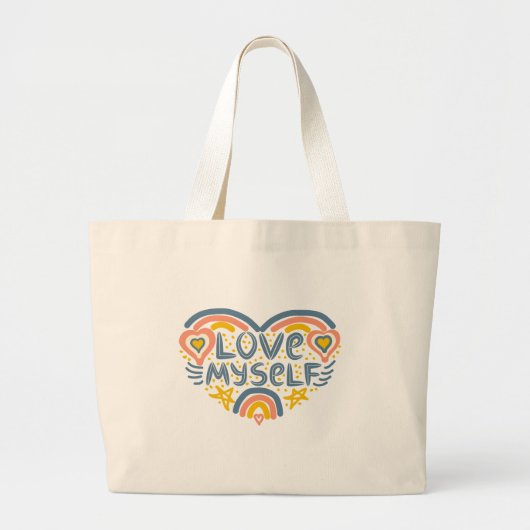 Quotes canvas tas (Voorkant)