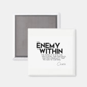 QUOTES: Cicero: Vijand binnen de poorten Magneet (Voorkant / Achterkant)