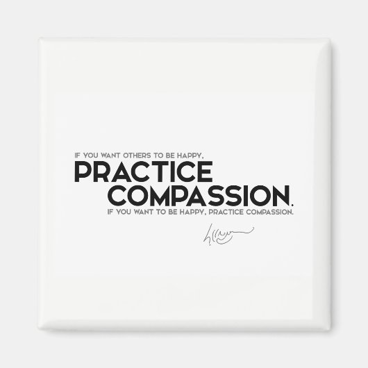 QUOTES: Dalai Lama - Belijden met anderen Magneet (Voorkant)