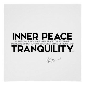 QUOTES: Dalai Lama - Inner Peace Poster