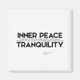 QUOTES: Dalai Lama - Innerlijke vrede is de sleute Magneet