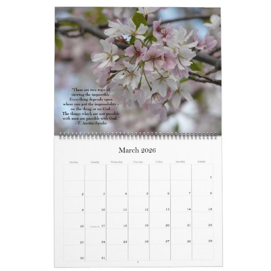 Quotes for Life calendar Option A Kalender (Mar 2026)