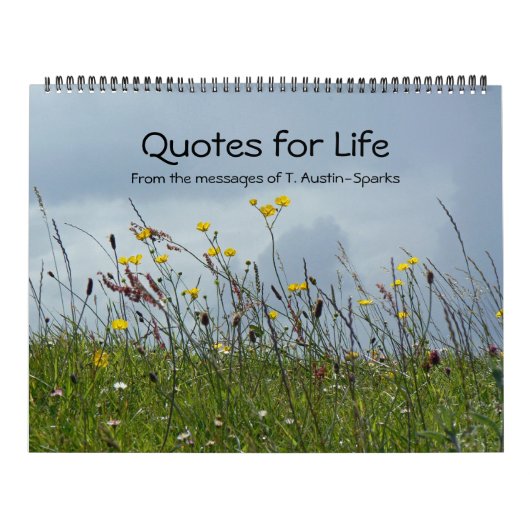 Quotes for Life kalender Optie A (Hoes)