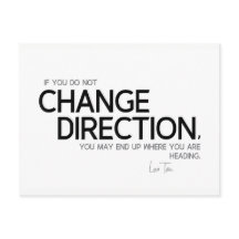 QUOTES: Lao Tzu: Verander richting