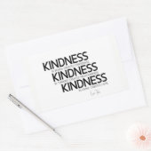 QUOTES: Lao Tzu: Vriendelijkheid Rechthoekige Sticker (Envelop)