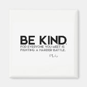 QUOTES: Plato: Wees aardig Magneet (Voorkant)