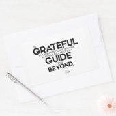 QUOTES: Rumi: Gids van buiten Rechthoekige Sticker (Envelop)