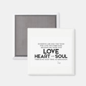 QUOTES: Rumi: Goodbyes, separatie Magneet (Voorkant / Achterkant)