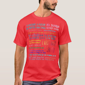 Quotes Set-drempel T-shirt