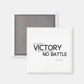 QUOTES: Sun Tzu: Grootste overwinning Magneet (Voorkant / Achterkant)