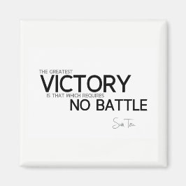 QUOTES: Sun Tzu: Grootste overwinning Magneet