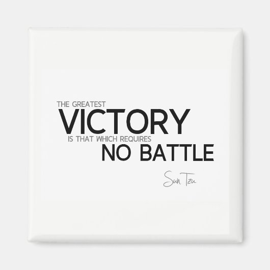 QUOTES: Sun Tzu: Grootste overwinning Magneet (Voorkant)