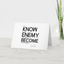 QUOTES: Sun Tzu: Ken uw vijand Kaart