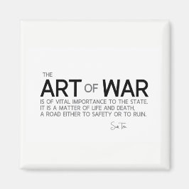 QUOTES: Sun Tzu: Kunst van oorlog, leven en dood Magneet
