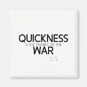 QUOTES: Sun Tzu: Quickness Magneet (Voorkant)