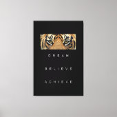 Quotes voor Goal Motivatie Success Elegant Canvas Afdruk (Voorkant)
