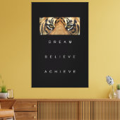 Quotes voor Goal Motivatie Success Elegant Canvas Afdruk (Insitu (Woonkamer))