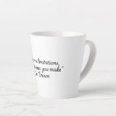 Quotes voor het leven Collectie Les Brown Latte Mok (Rechterhoek)