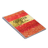 quoteverzameling schrift notitieboek (Rechterzijde)