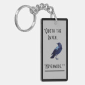 "Quoth de Raven ... " Acryl Sleutelhanger (Voorkant Links)