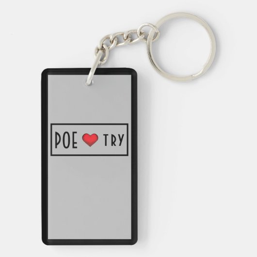 "Quoth de Raven ... " Acryl Sleutelhanger (achterkant)