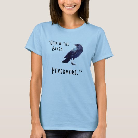 "Quoth de Raven ..." Gepersonaliseerd T-shirt (Voorkant)