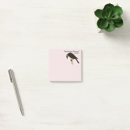 Quoth de Raven Nevermore De Ravens Post-it® Notes (Kantoor)