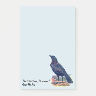 Quoth de Raven Nevermore De Ravens Post-it® Notes