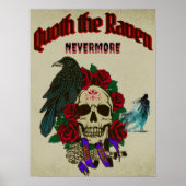 Quoth de Raven, Nevermore Poster (Voorkant)