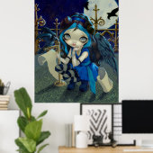 Quoth of the Raven Nevermore ART PRINT gothic fair (Thuiskantoor)