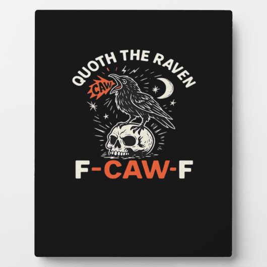 Quoth Raven F-Caw-F Fotoplaat (Voorkant)