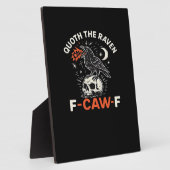 Quoth Raven F-Caw-F Fotoplaat (Zijkant)