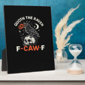 Quoth Raven F-Caw-F Fotoplaat (Zijkant)