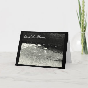 "Quoth the Raven" Halloween Card Kaart