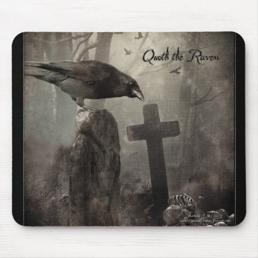 Quoth the Raven Muismat (Voorkant)