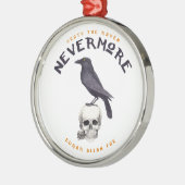 Quoth the Raven Nevermore - Edgar Allan Poe Metalen Ornament (Links)