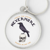 Quoth the Raven Nevermore - Edgar Allan Poe Sleutelhanger (Voorkant)