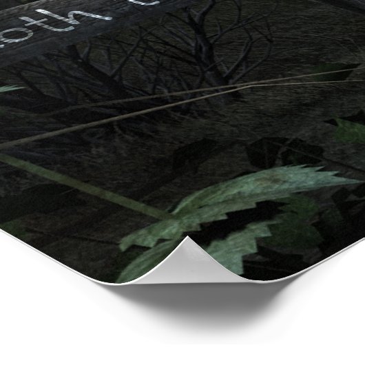 "Quoth the Raven, "Nevermore" Gothic Poster (Hoek)