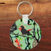 Quoth the Raven Nevermore, Halloween Collage Sleutelhanger (Voorkant)