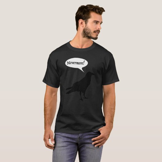 Quoth the Raven Nevermore uit het gedicht van Edga T-shirt (Voorkant volledig)