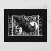 Quoth the Raven - Nooit meer - Edgar Allan Poe Briefkaart (Voorkant)