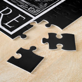 Quoth the Raven - Nooit meer - Edgar Allan Poe Legpuzzel (Zijkant)