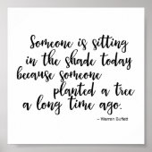 Quoting Warren Buffet Poster (Voorkant)