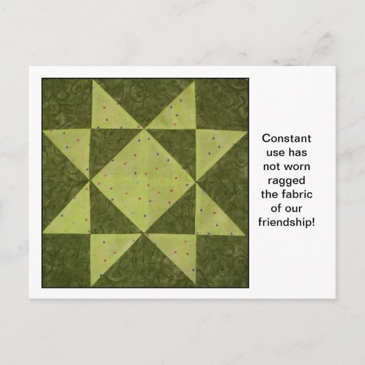 Quottes Briefkaart blokkeren (Voorkant)