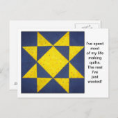 Quottes Briefkaart blokkeren (Voorkant / Achterkant)