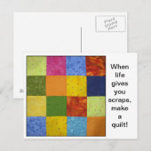 Quottes Briefkaart blokkeren (Voorkant / Achterkant)