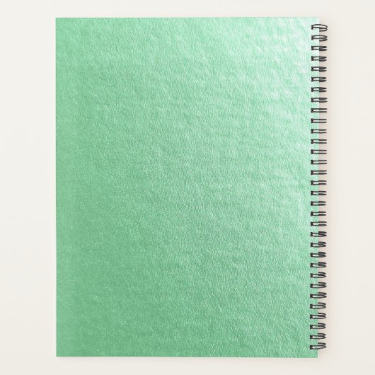 Quottes van de groene Gold Lotus Yoga-onderhoudsin Planner (Achterkant)